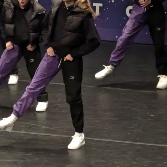 Purple and Black Hip Hop Costume: Size Small Adult - Picture 3 of 3